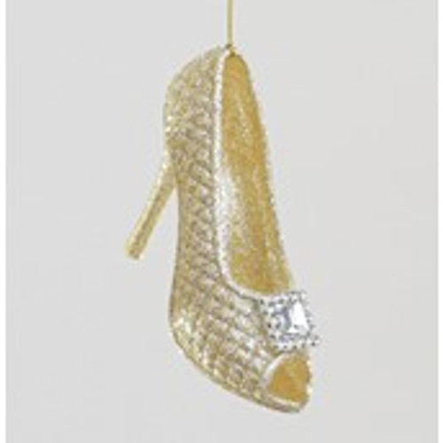 10cm Glitter Shoe Decoration Champ 10cm Glitter Shoe Decoration Champ