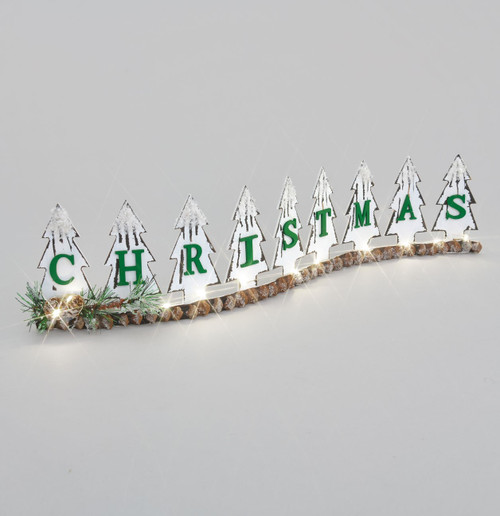 58cm Tree 'Christmas' Orn LED