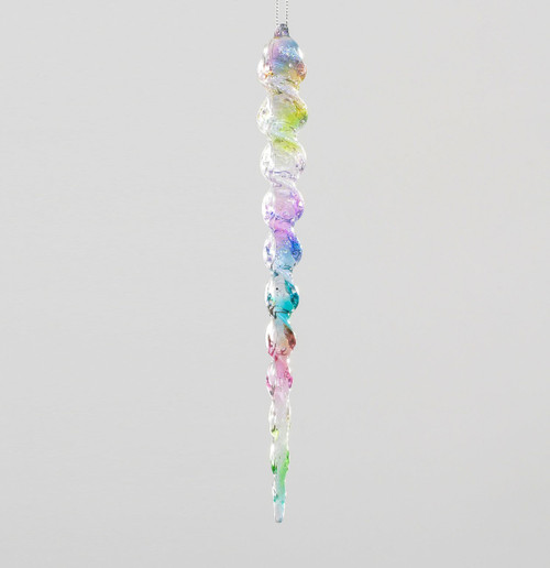 22cm Icicle Decoration Multi