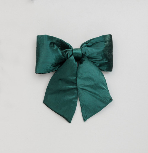 28cm Plush Bow Decoration Green
