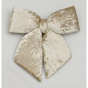28cm Plush Bow Decoration Beige