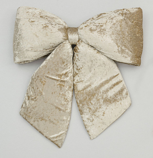 68cm Plush Bow Decoration Beige