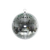 Silver Disco Bauble (25cm)