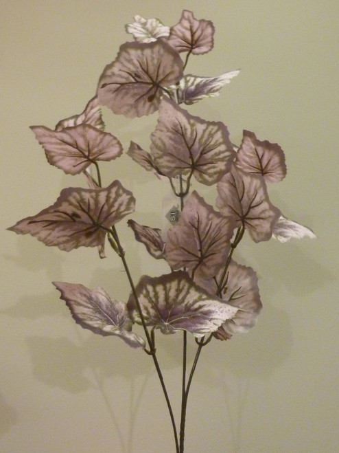 71cm Angel Leaf Spray x3 Mauve