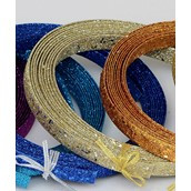 15ft Glitter Ribbon Dec Champ