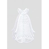 4" 3D Bell Decoration White