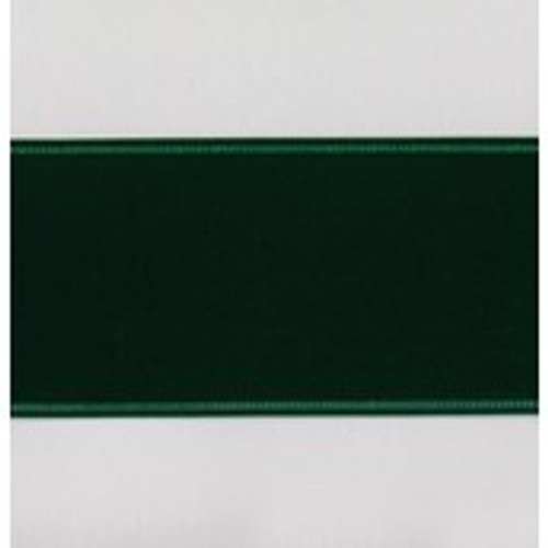2.5"x10Y Velvet Ribbon Emerald
