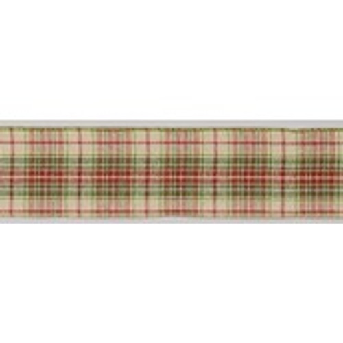 10Yx2.5" Tartan Green/Red