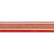 1" x 5Y Red Mesh Ribbon