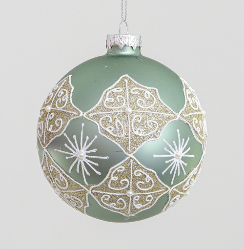 10cm Glass Ball Dec. 