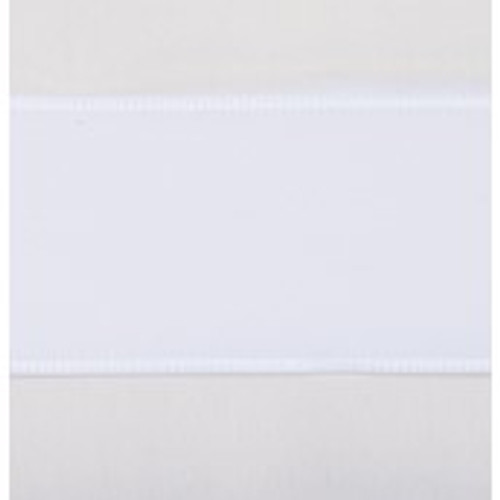 2.5"x10Y Velvet Ribbon White