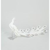 100cm Fabric Peacock Ornament Crea