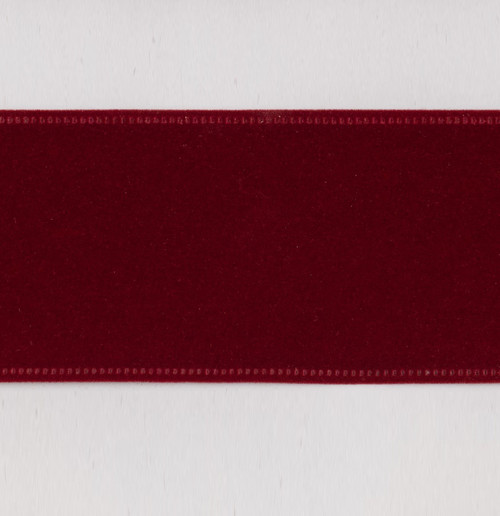 2.5"x10Y Velvet Ribbon Burgundy