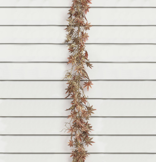 6ft Maple Garland Gold/Brown