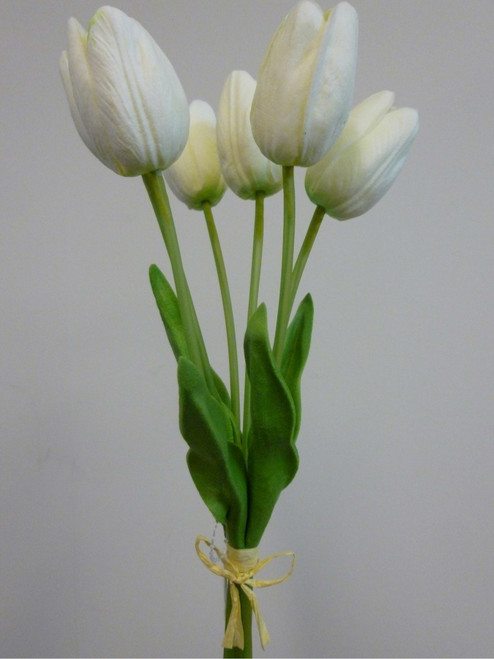 40cm Tulip Bundle Cream