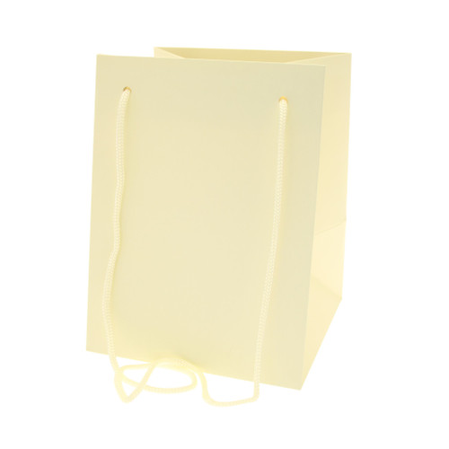 Hand Tie Bag 19 x 25cm- Pearlised Cream