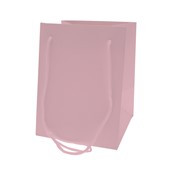 Hand Tie Bag 19 x 25cm- Pearlised Dusky Pink 