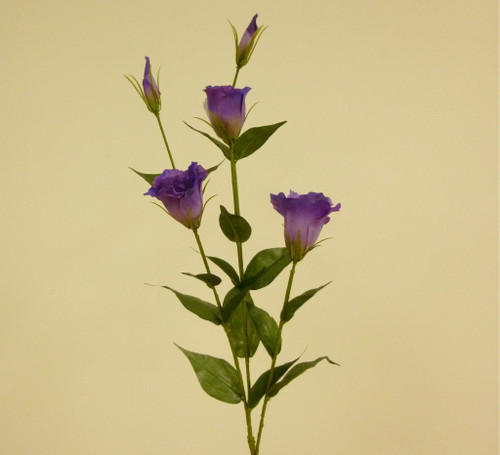84cm Eustoma Spray x3 Purple