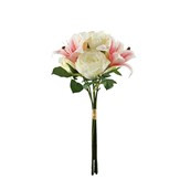 Essential Lily Mix Bouquet - Cream/Pink