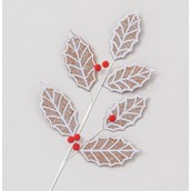66cm Holly/Berry Gingerbread Spray
