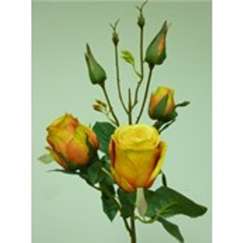 51cm Rose Spray Orange