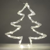 50 LED Tree Silhoutte 26X5X33cm mains powered
