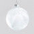 8cm Glass Frost/Glitter Ball 