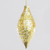 13cm Glitter/Bead Drop Gold