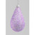 125mm Tinsel Drop Decoration Lilac