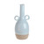 Blue Vase With Sandy Glaze 13.3Cm X 12.8Cm X 29.6Cm