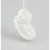 10cm Fabric Boot Hanging Dec Cream