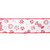 2.5" X 10Y Double Wired Red White Candies Ribbon Garland