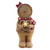 Gingerbread Lady with an LED Heart and scarf (2xAAA Batteries not included) 19.5