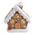 Snowy Gingerbread House with Present Stack (3xAAA Batteries not included) 23X10.