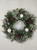 Wreath with Acorns and White Baubles 24"