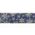 2.5" X 10Y Double Wired Snowflake Blue Satin Ribbon Garland