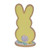 Bunny Silhoutte on a base Yellow10.5x8.5x20cm