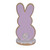 Bunny Silhoutte on a base Purple 10.5x8.5x20cm
