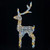 Large LED Stag standing up Gold H110cm mains powered weatherproof