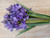 31cm Hyacinth Bush x3 Purple