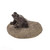 Cast Iron Frog On Stone Ornament