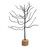Felt Twiggy Tree Ornament with Wooden Base -H 40cm
