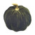 Pumpkin Green Velvet -Gold Glitter Stem 19x19x15cm