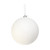 White Glitter Shatterproof Bauble (x1) (20cm)