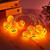 Pumpkin String Lights 10 lights 3.8m long 2 Functions mains powered