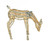 Reindeer Gold H65cm 50 Warm White LED