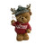 Resin Bear with Antler hat and Star 11.5cm x 9.5 x 18cm