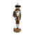 Polyresin Nutcracker holding a tree 7x6.5x22.5cm