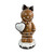 Gingerbread lady with large bow and heart 8.7x8.4x18.6cm