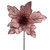 Poinsettia Stem Pink with Glitter edge 31cm
